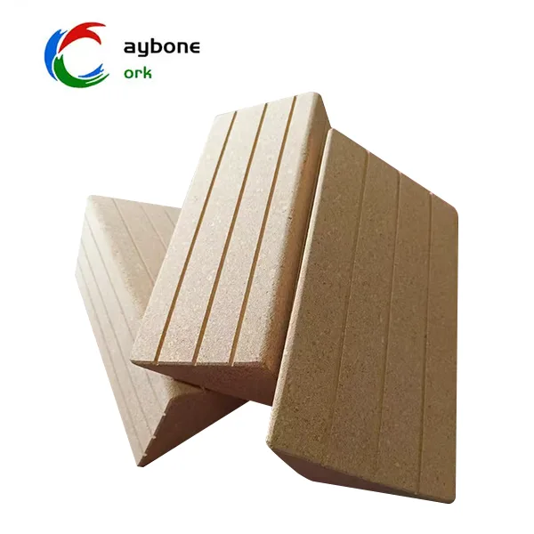 उच्च घनत्व कॉर्क त्रिकोणीय योग ब्लॉक